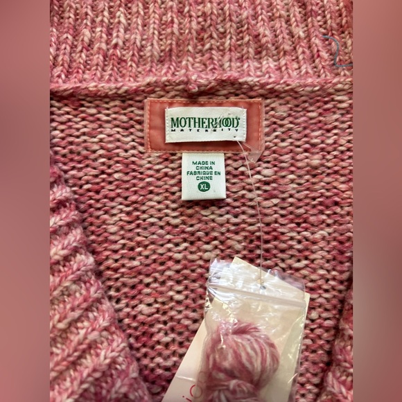 Pink Maternity Sweater in XL - Picture 2 of 3